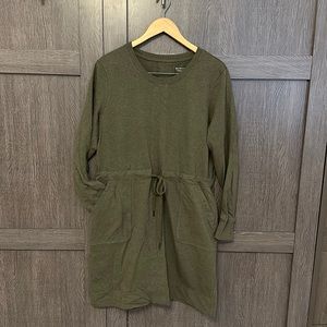NWOT Athleta Farallon Heather Dress in Olive